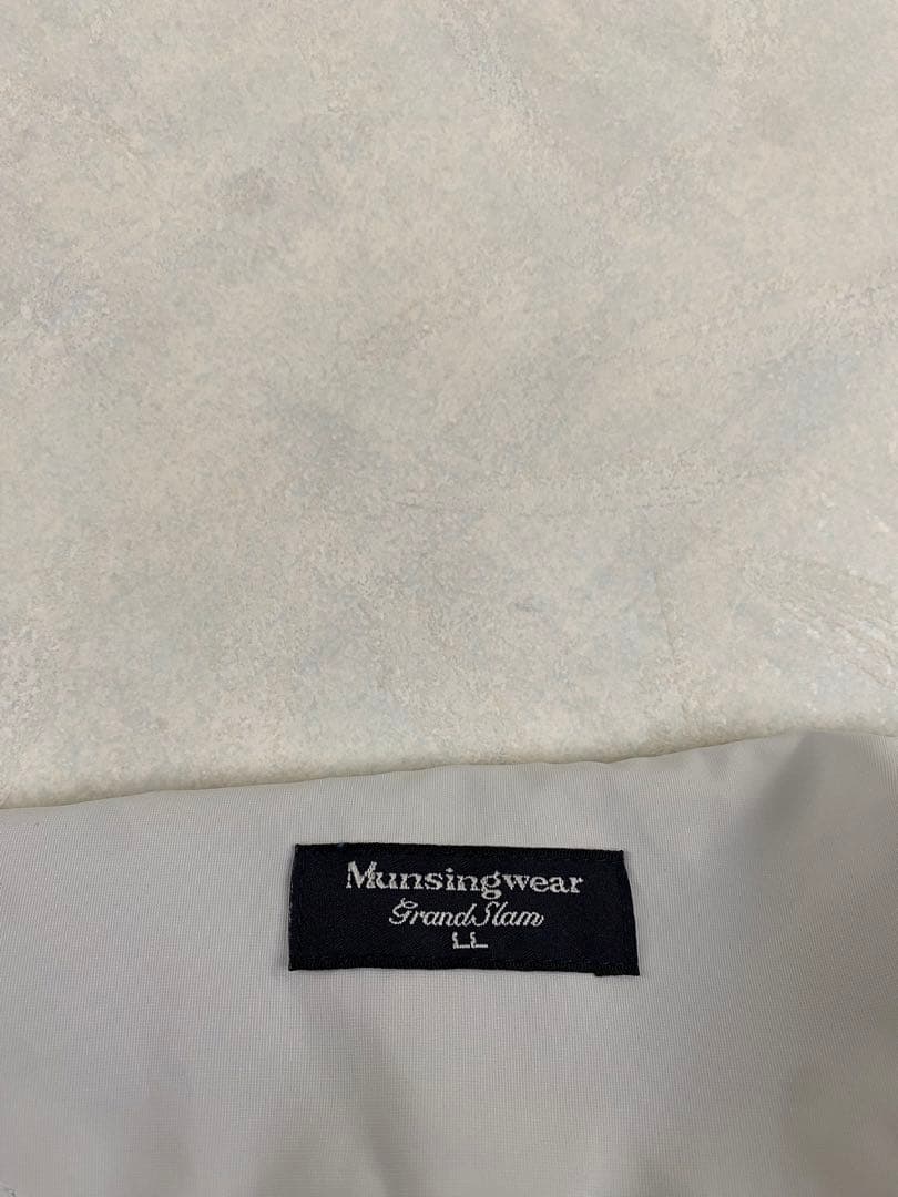 Munsingwear フルジップベスト LL ネイビー マンシングウェア