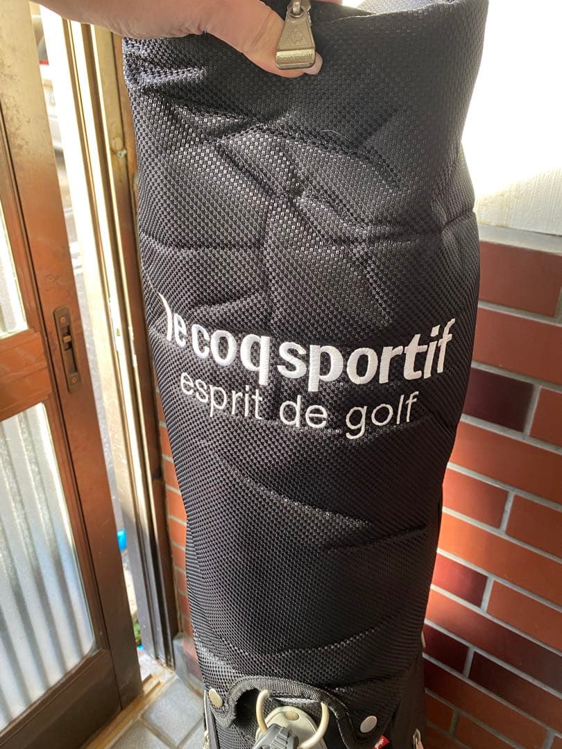 美品★le coq sportif キャディバッグ ブラック