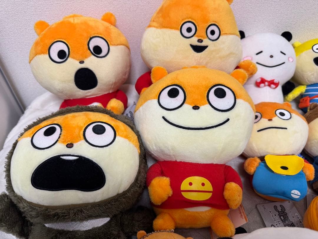 にしむらゆうじ　ごきげんぱんだ、こねずみぬいぐるみセット（一番くじ、プライド品）