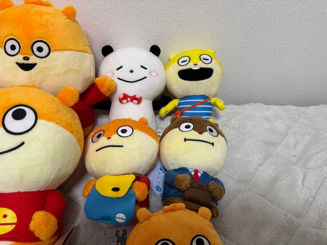 にしむらゆうじ　ごきげんぱんだ、こねずみぬいぐるみセット（一番くじ、プライド品）