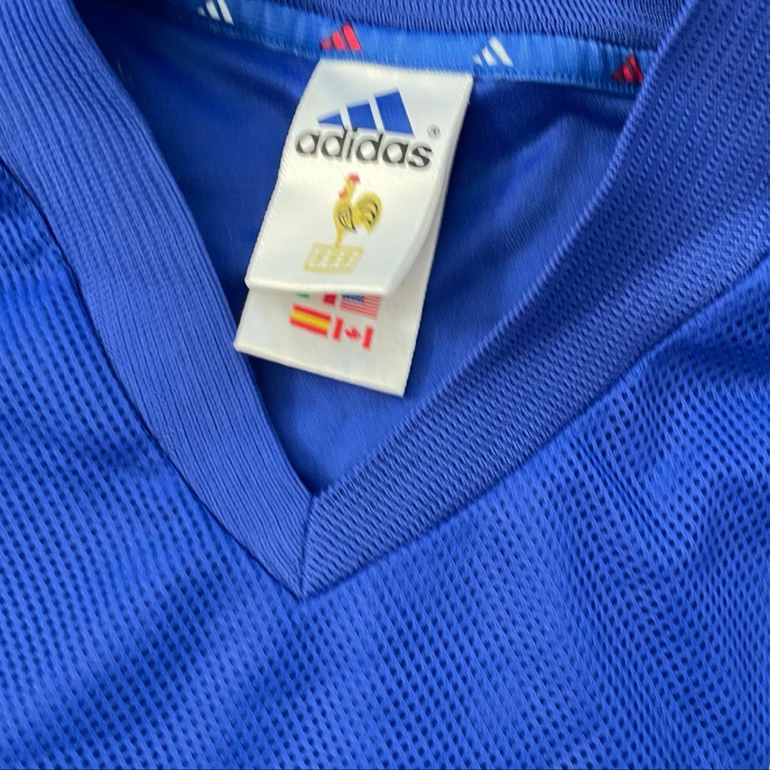 【正規品】ジダン 10番 フランス代表 adidas製 シャツ 2002年W杯O