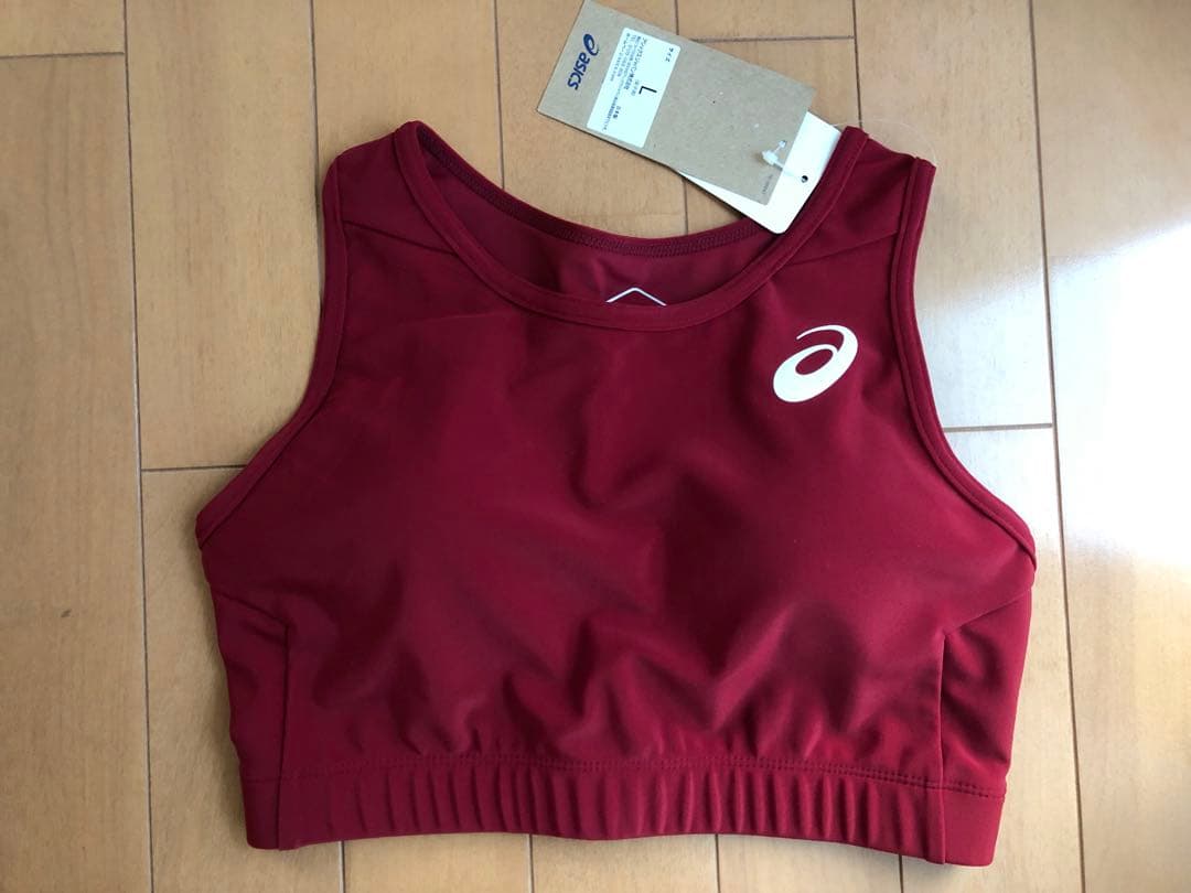【新品Lサイズ】女子陸上ユニフォーム上下セット　エンジ色×ダークグレー　立命館