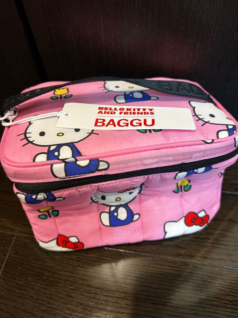 新品BAGGU Puffy Lunch Bag ハローキティ ランチバッグ
