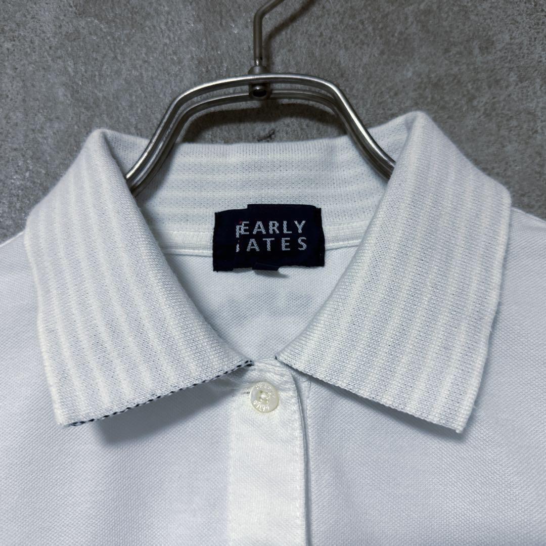 Pearly Gates パーリーゲイツ PG89 ポロシャツ ホワイト 0