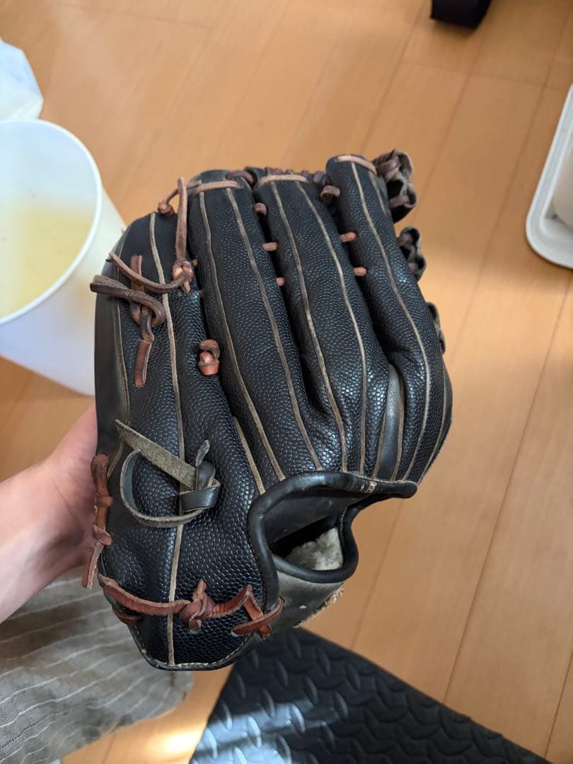 Wilson 硬式グローブ 黒 レザー