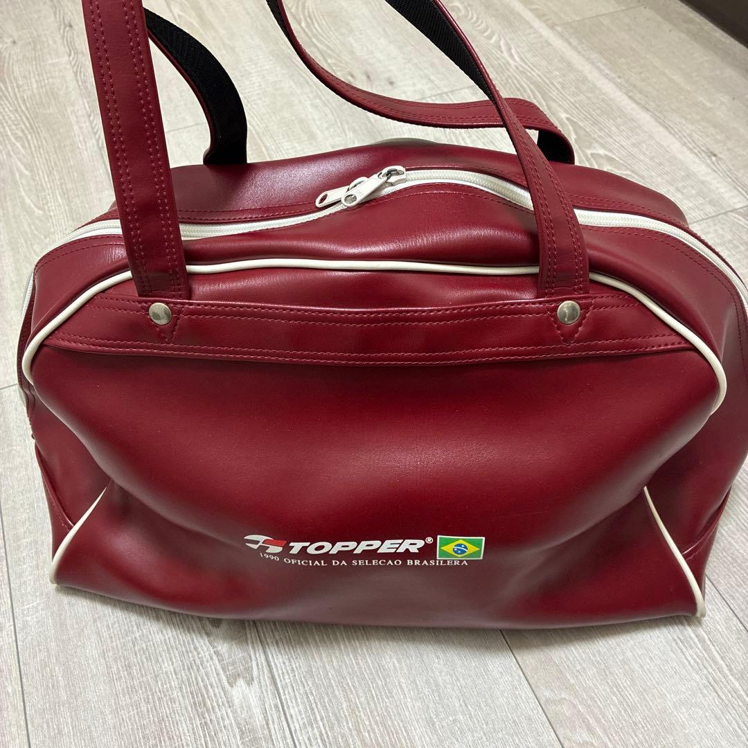 フットサル　サッカー　バーガンディ ダッフルバッグ【値下げ可能】