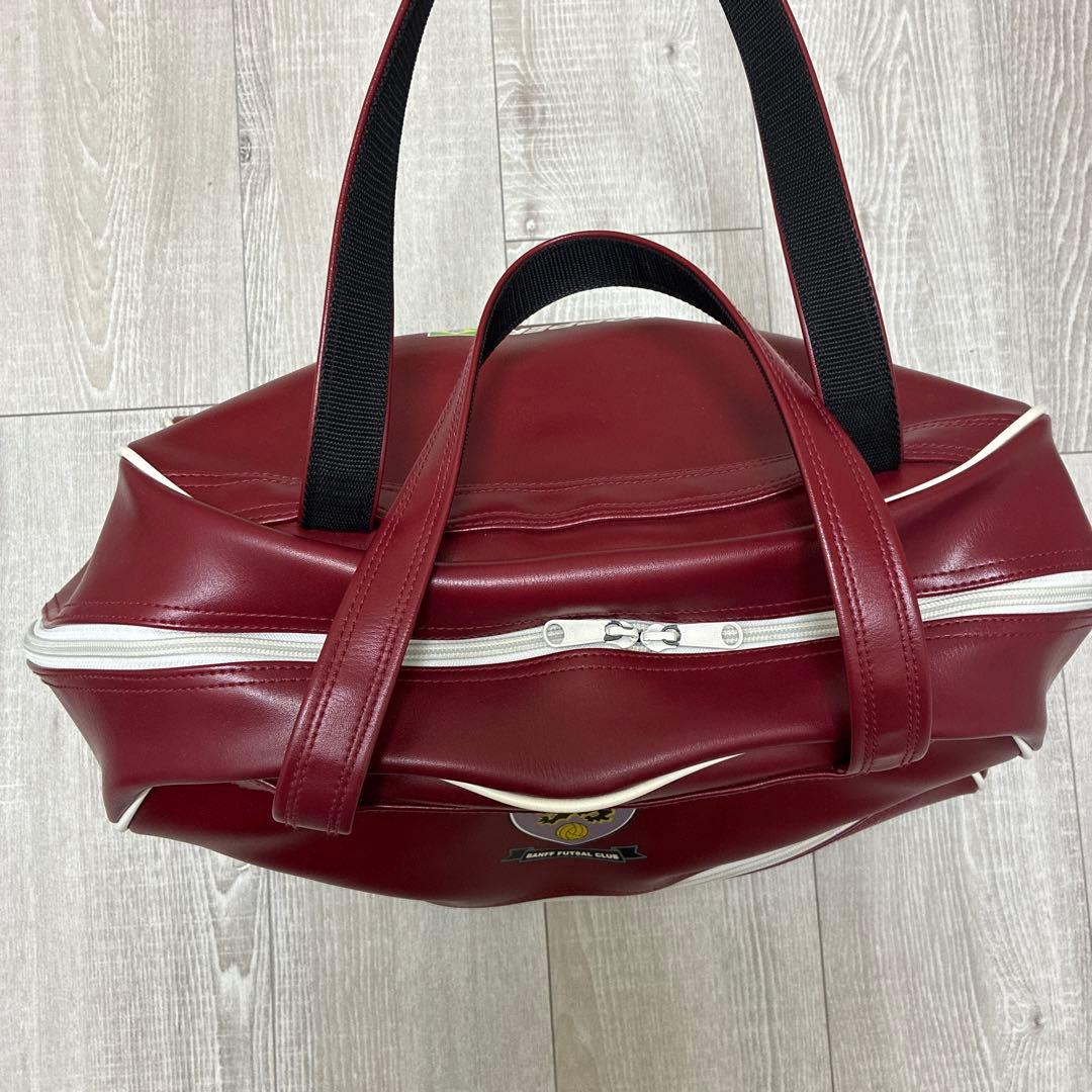 フットサル　サッカー　バーガンディ ダッフルバッグ【値下げ可能】