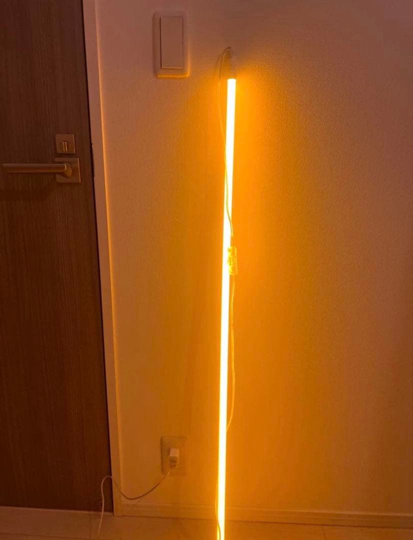 フロアスタンド NEON TUBE LED SLIM 120 YELLOW