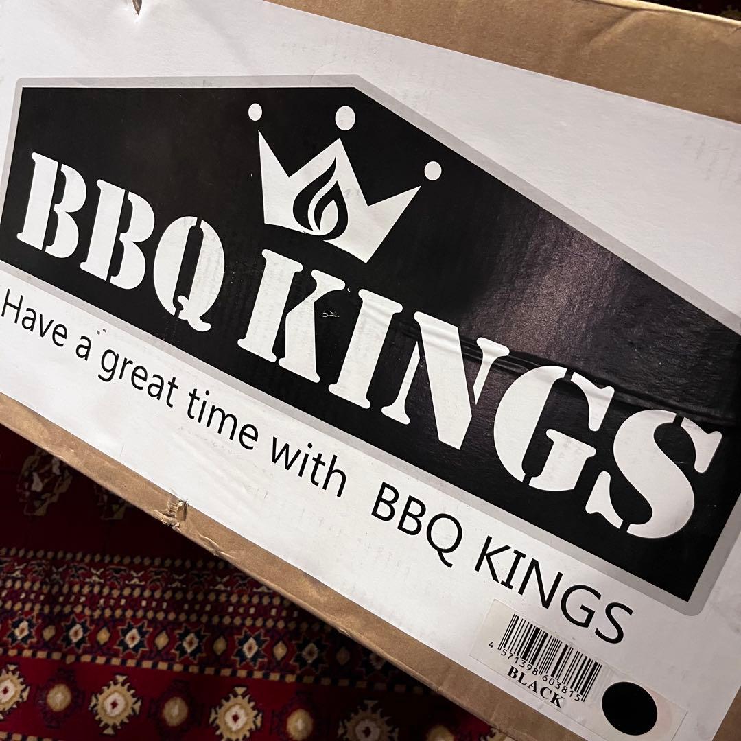 BBQ KINGS バーベキューグリル　大型　ブラック