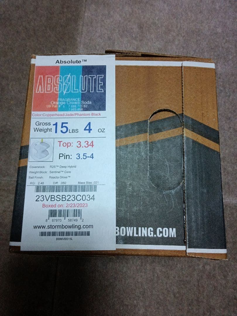 STORM ABSOLUTE １５ポンド４オンス
