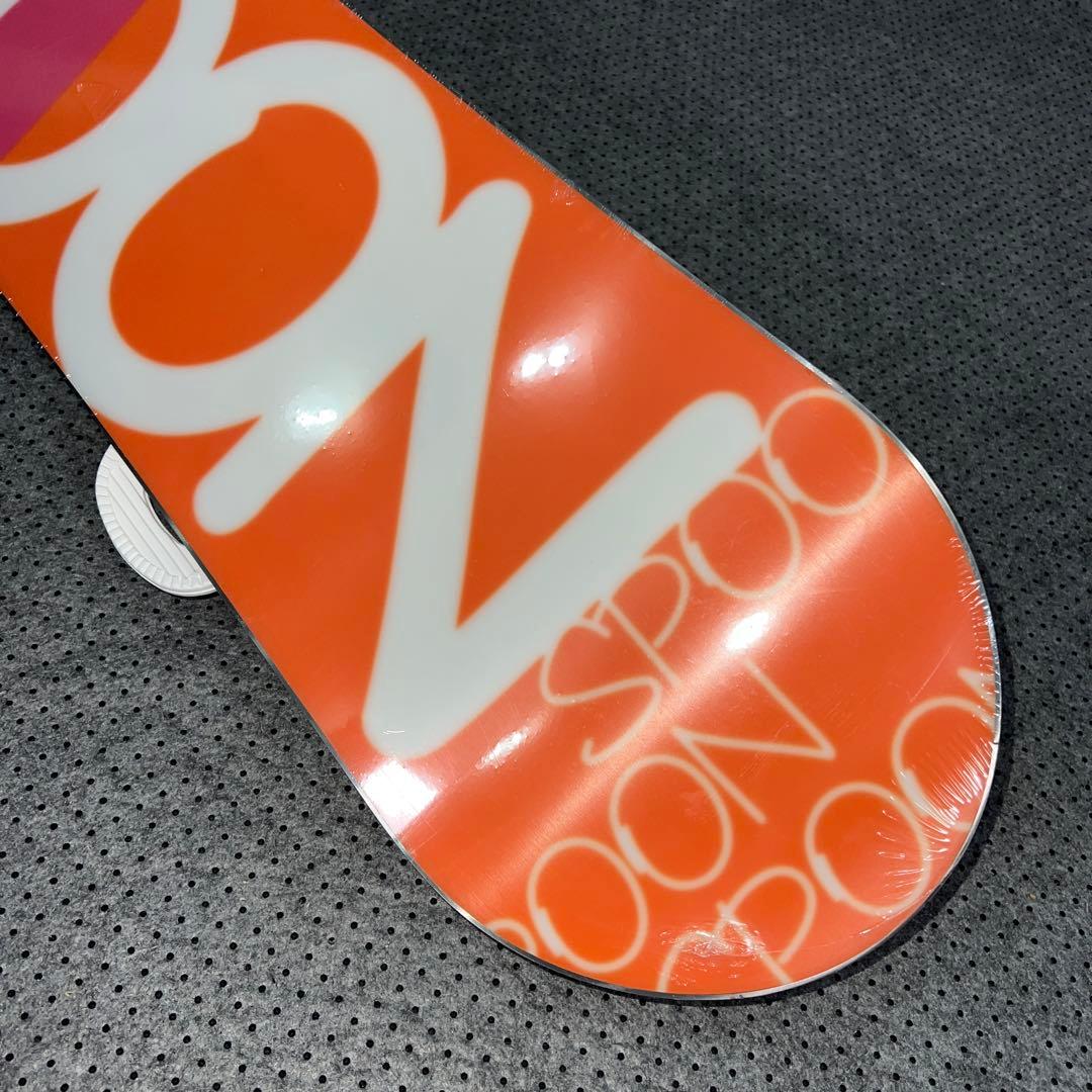 未使用 キッズスノーボード 110cm SPOON×バイン×ダイヤルブーツ