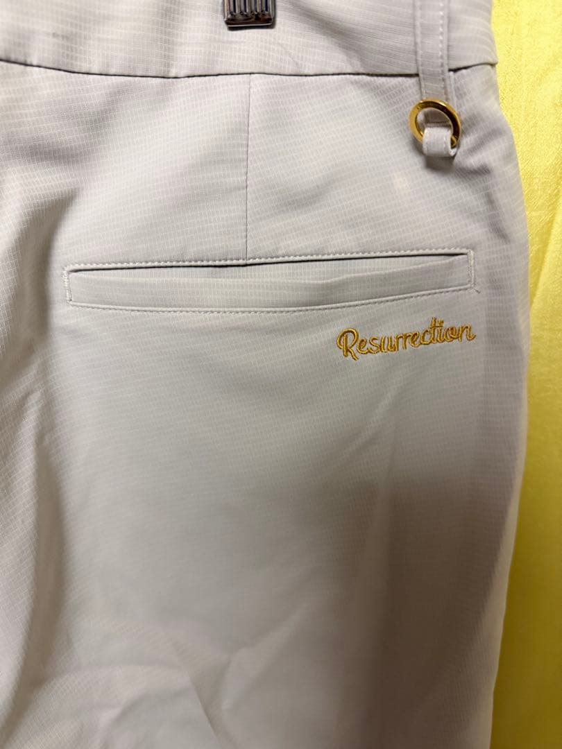 Resurrection ライトグレー ストレートパンツ