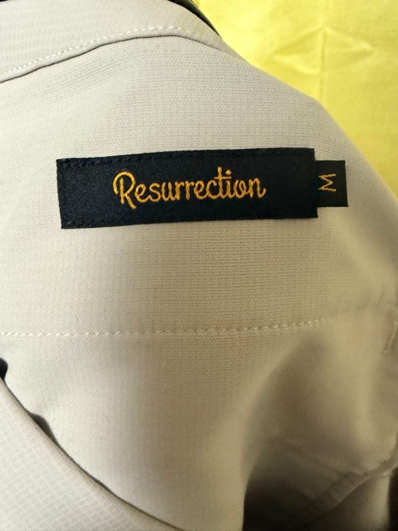 Resurrection ライトグレー ストレートパンツ
