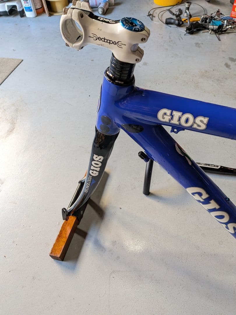 GIOS GRESS カーボン ロードバイク フレーム ステム、ハンドルおまけ
