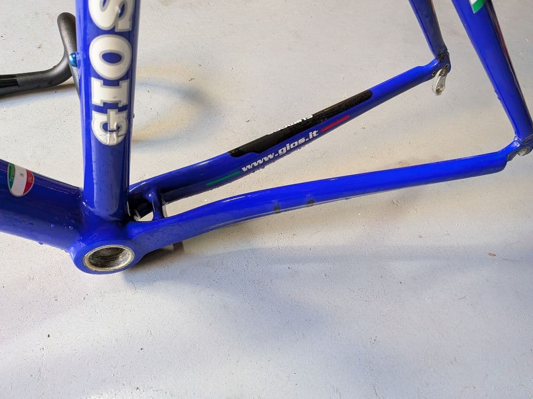 GIOS GRESS カーボン ロードバイク フレーム ステム、ハンドルおまけ