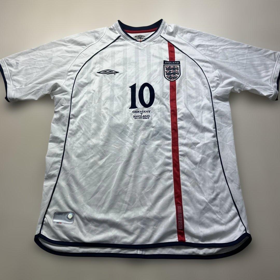 UMBRO イングランド代表VSドイツ記念マッチユニフォームXL⑩Owen