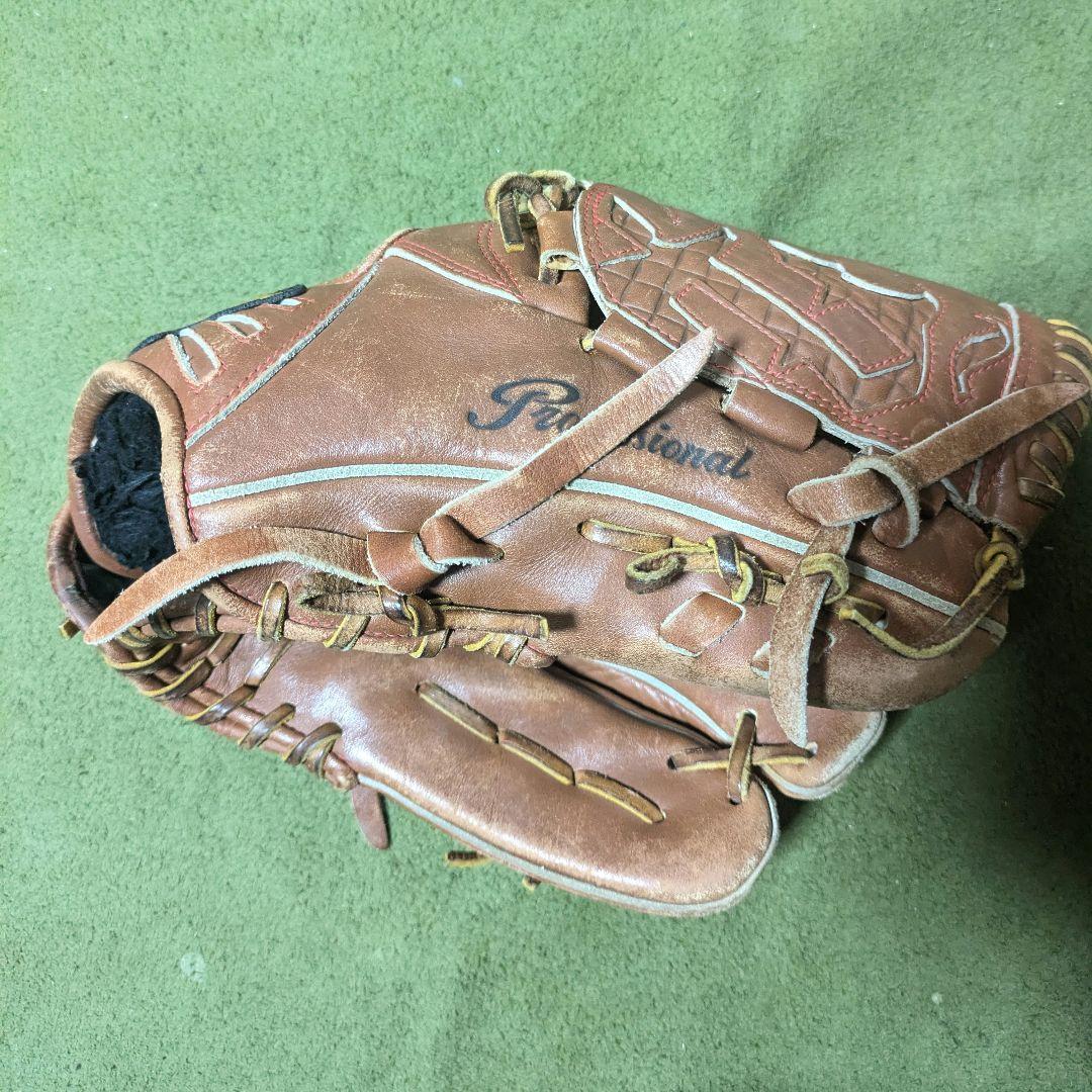 Mizuno 軟式グローブ 投手用　茶色 使用感あり