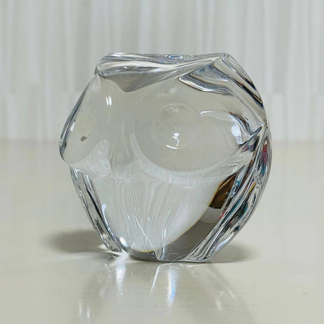 Baccarat バカラ ふくろう 置物 フィギュリン