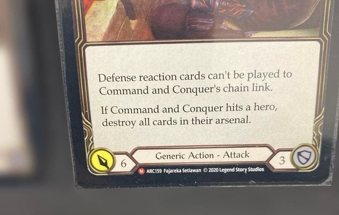 FAB Command and Conquer/征服の命令 3枚セット