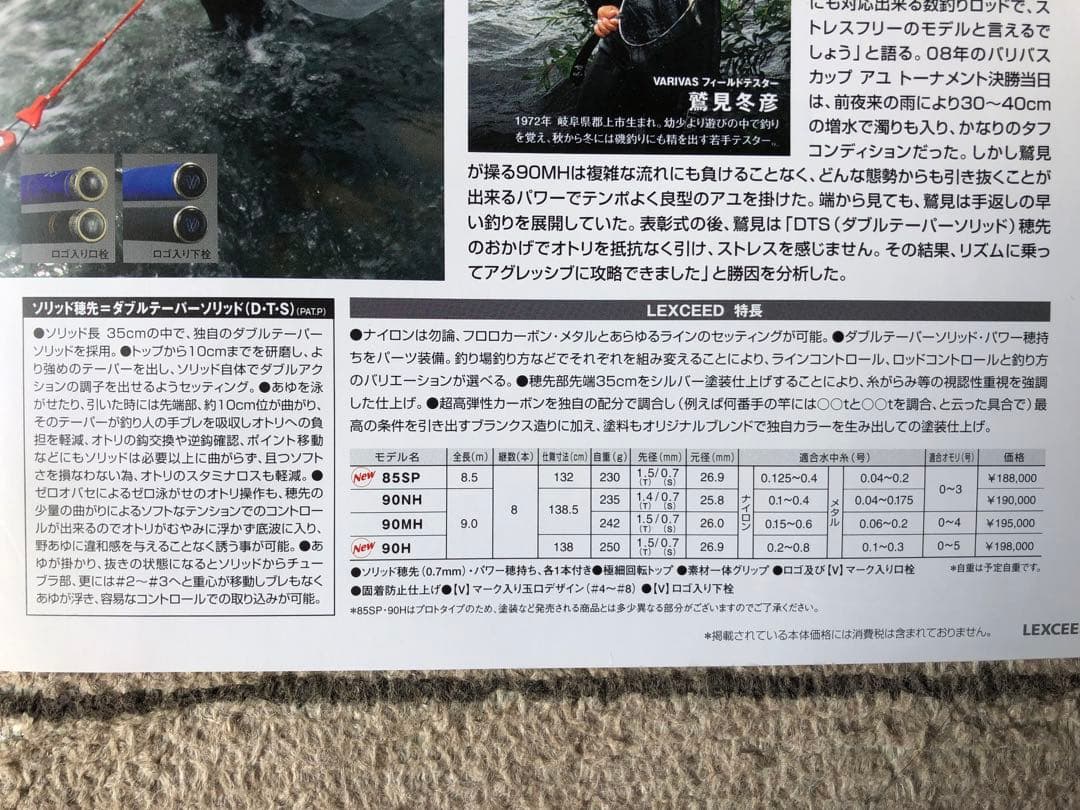 VARIVAS 鮎竿 90MH 美品