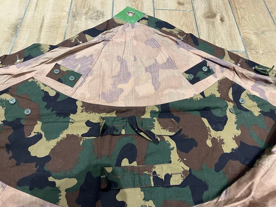 ハンガリー軍幕　M90カモ 軍幕　ポンチョテント　1枚 [B]