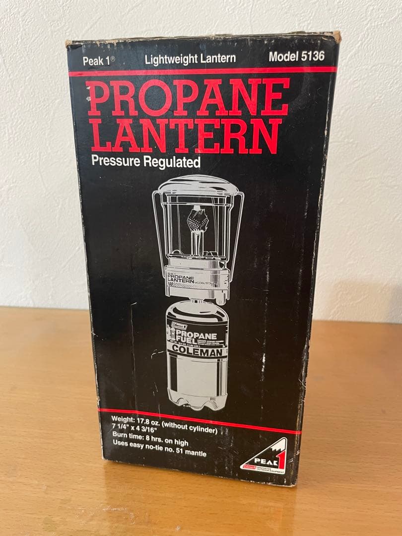 ライト・ランタン Coleman Peak1 Propane Lantern Model 5136