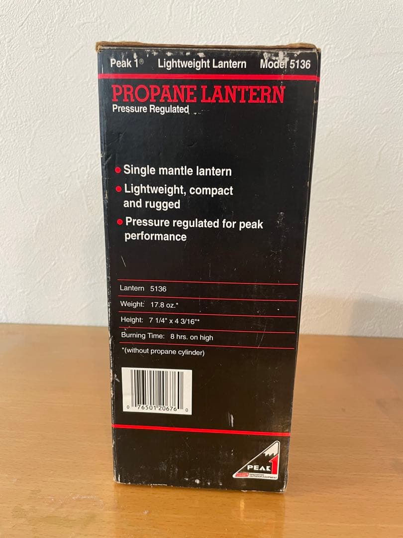 ライト・ランタン Coleman Peak1 Propane Lantern Model 5136