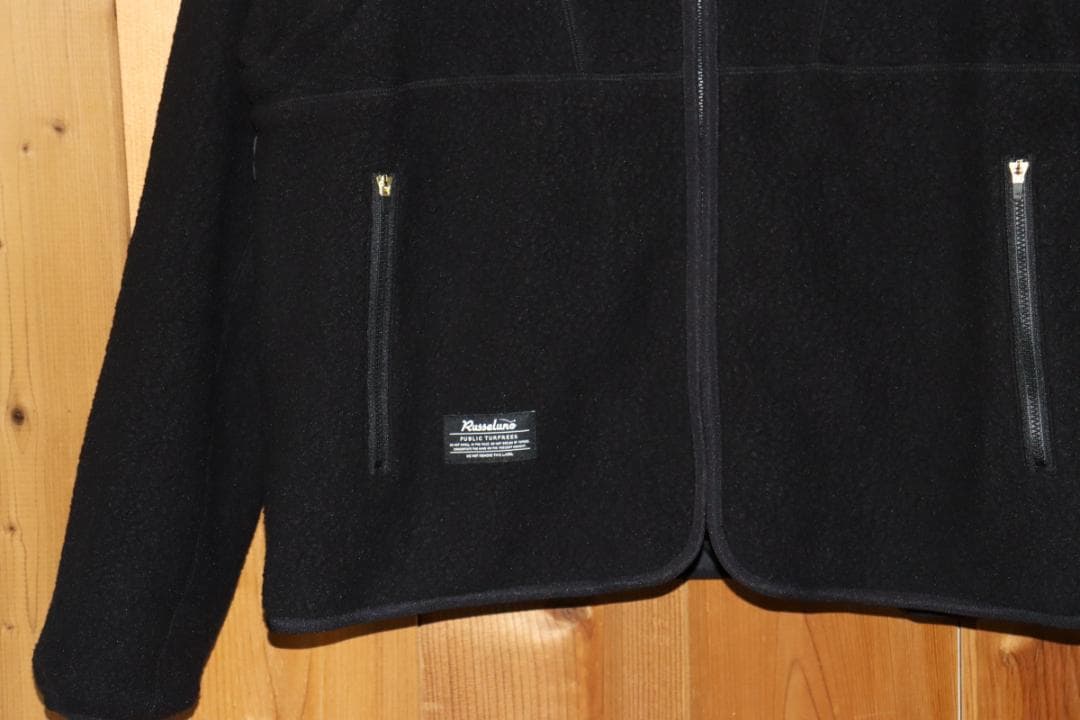 新品 Russeluno 2WAY フリースブルゾン (4/M)　Ⓗ