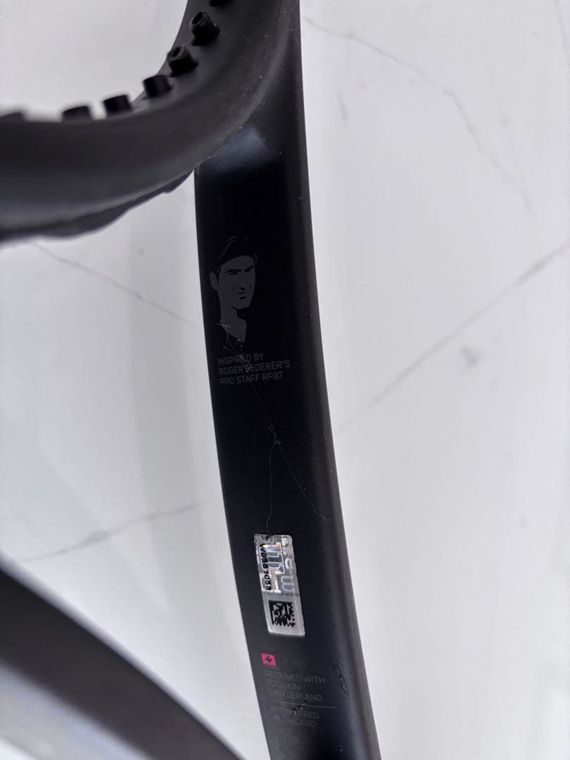 Wilson Pro Staff ブラック テニスラケット　Federer