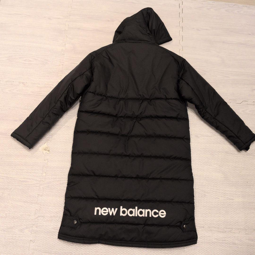 FC東京ロゴ付きNew Balance ベンチコート ブラック　140cm