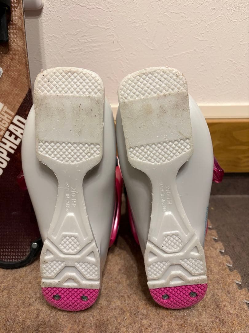 ★女の子用 4点セット メンテナンス.HOTWAX済★ salomon k2