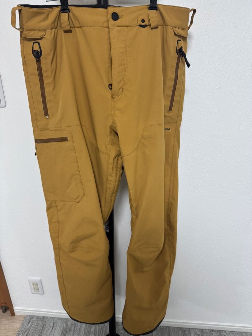 VOLCOM 23-24 GORE-TEX ウェア上下セット キャラメルカラー
