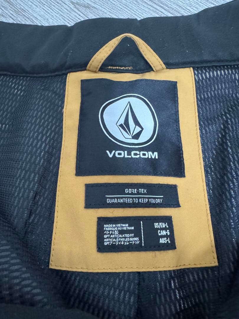 VOLCOM 23-24 GORE-TEX ウェア上下セット キャラメルカラー