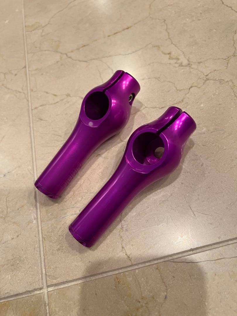 PAUL COMPONENT Bar Endsバーハンドルエンド パープル