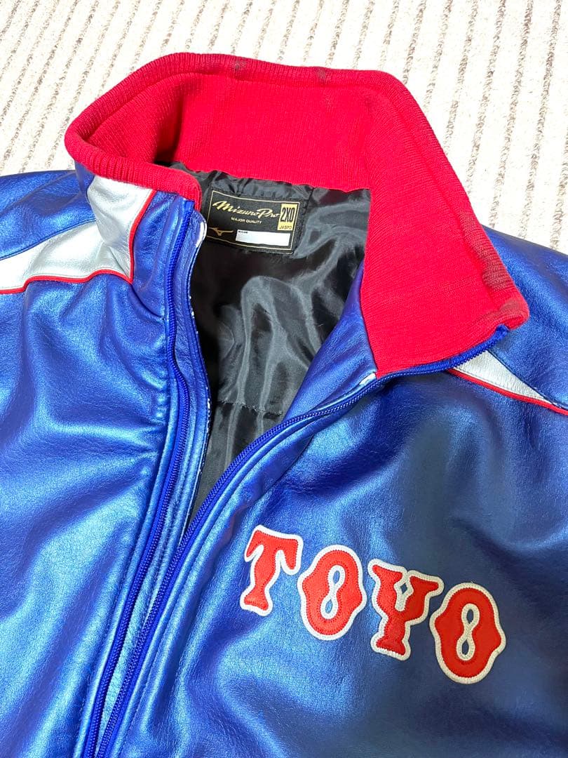 MIZUNO 東洋大姫路 高校野球部 グランドコート グラコン ジャンパー 青