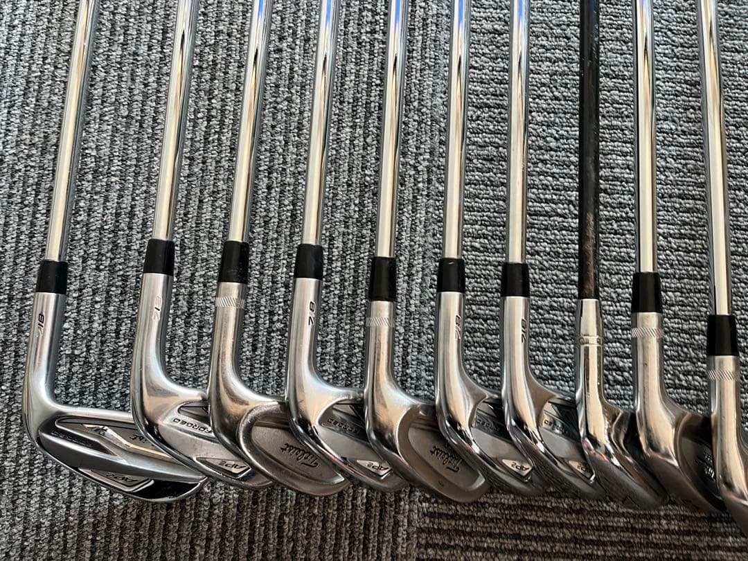 【おまとめ】TaylorMade ゴルフバッグ ネイビーゴルフクラブセット