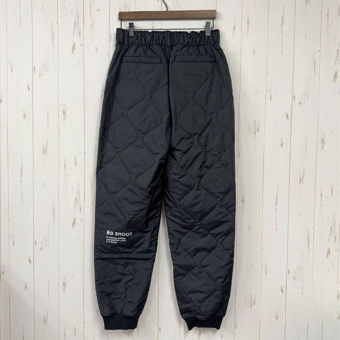 8G SHOOT QUILTING PANTS -BLACK- 新品