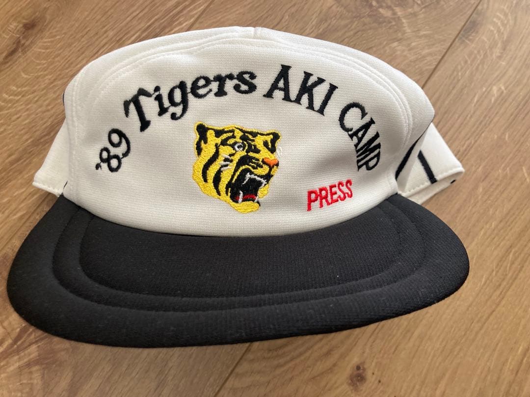 阪神タイガース '89 AKI CAMP キャップ PRESS 限定品