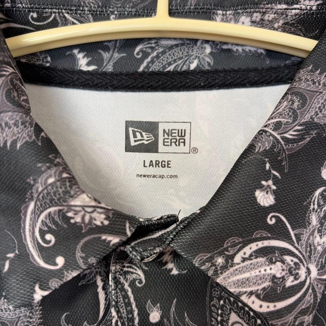 NEW ERA ペイズリー柄　ポロシャツ
