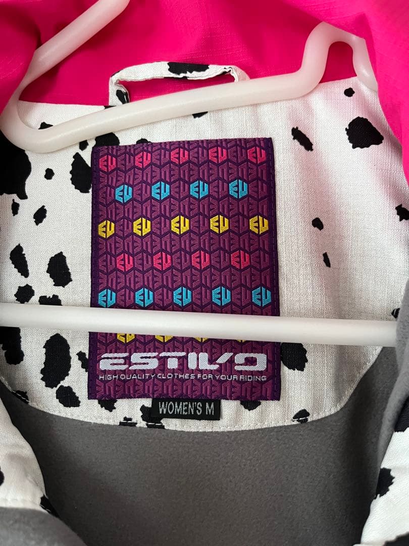ESTIVO スノーボードウェアセット（ドット柄）