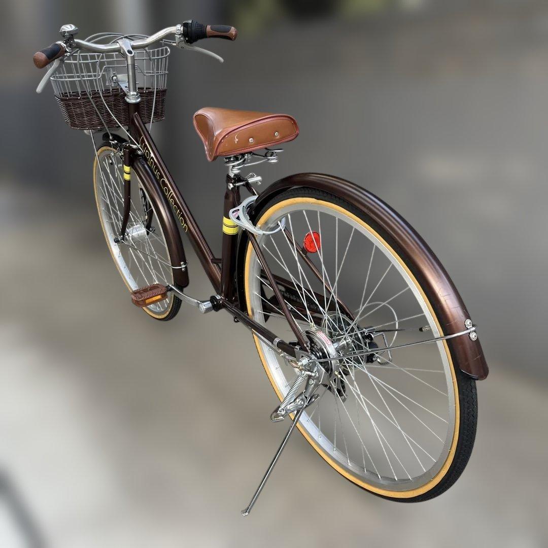 自転車 26インチ ルピナス LP-266VA-K LEDオートライト 6段変速