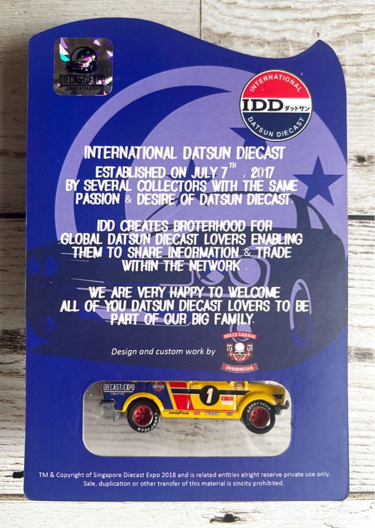 ★70 DATSUN 510 RALLY★ SG DIECAST EXPO’18