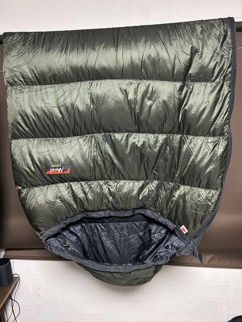 美品　NANGA ダウンシュラフ200STD エルブレス限定コラボ　カーキ日本製