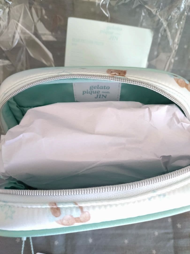 新品 未使用 gelato pique JIN BEAR POUCH MINT