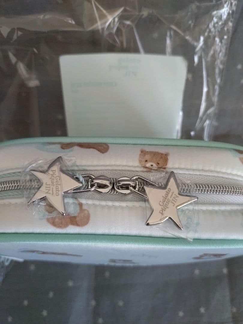 新品 未使用 gelato pique JIN BEAR POUCH MINT
