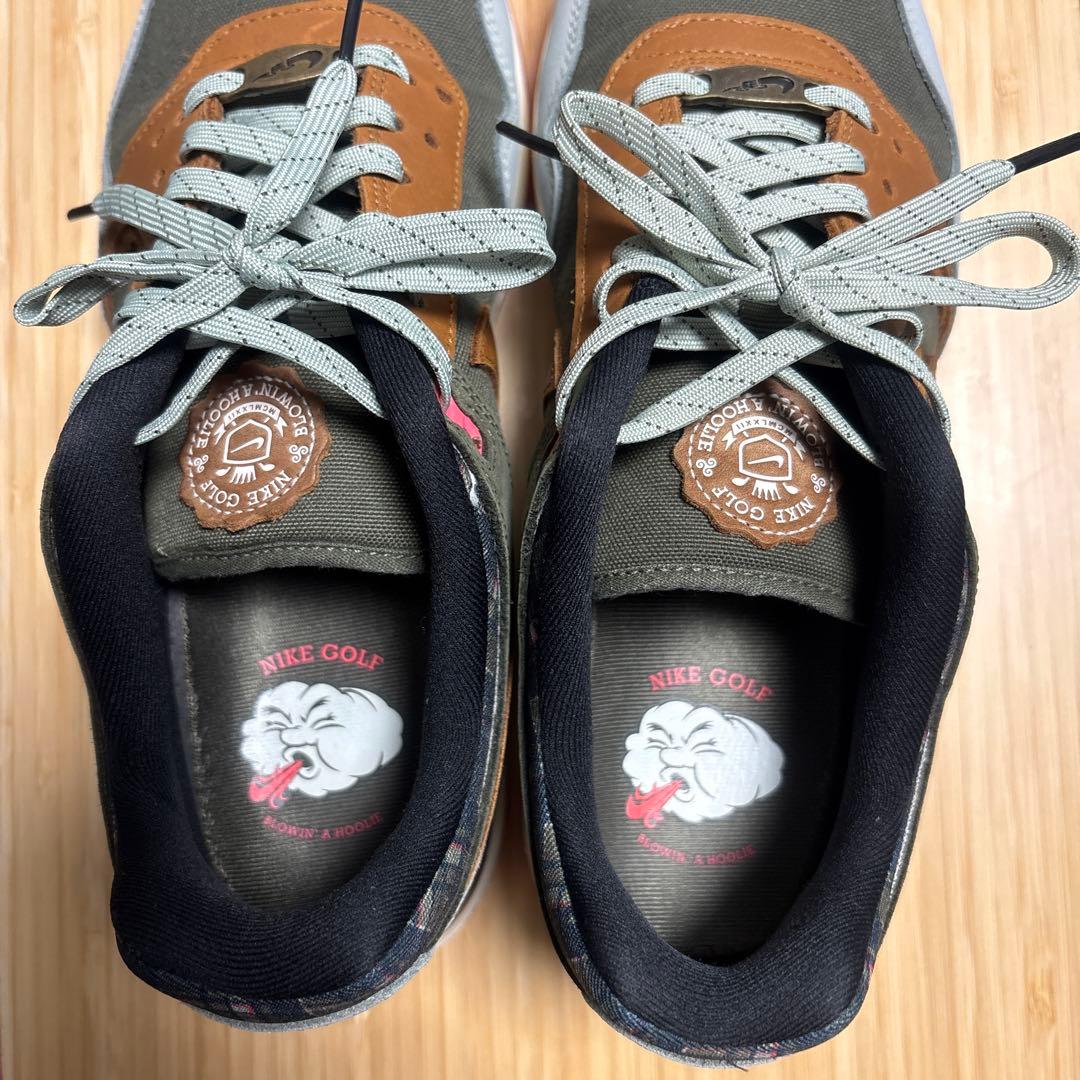 【美品】NIKE エアペガサス　ゴルフシューズ　27cm ゴルフマーカー付き