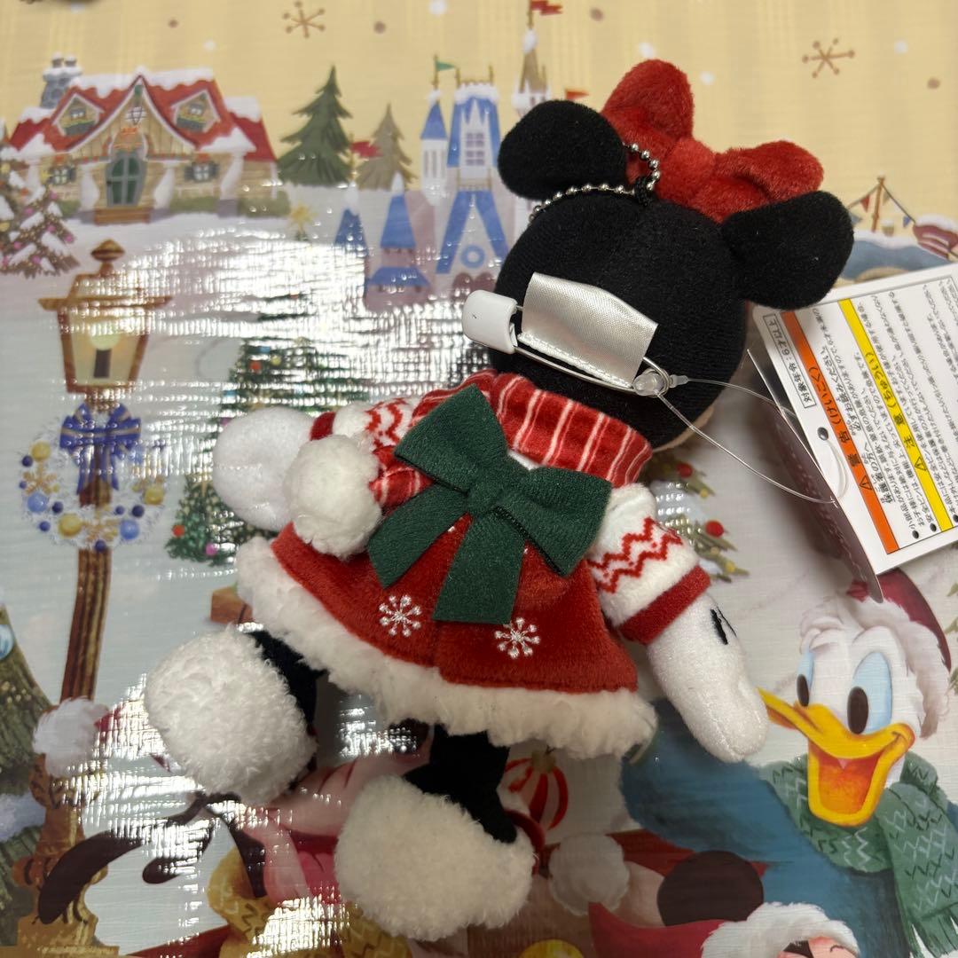【完売品】ミッキー＆ミニー♡ぬいぐるみバッジ♡クリスマス♡2024