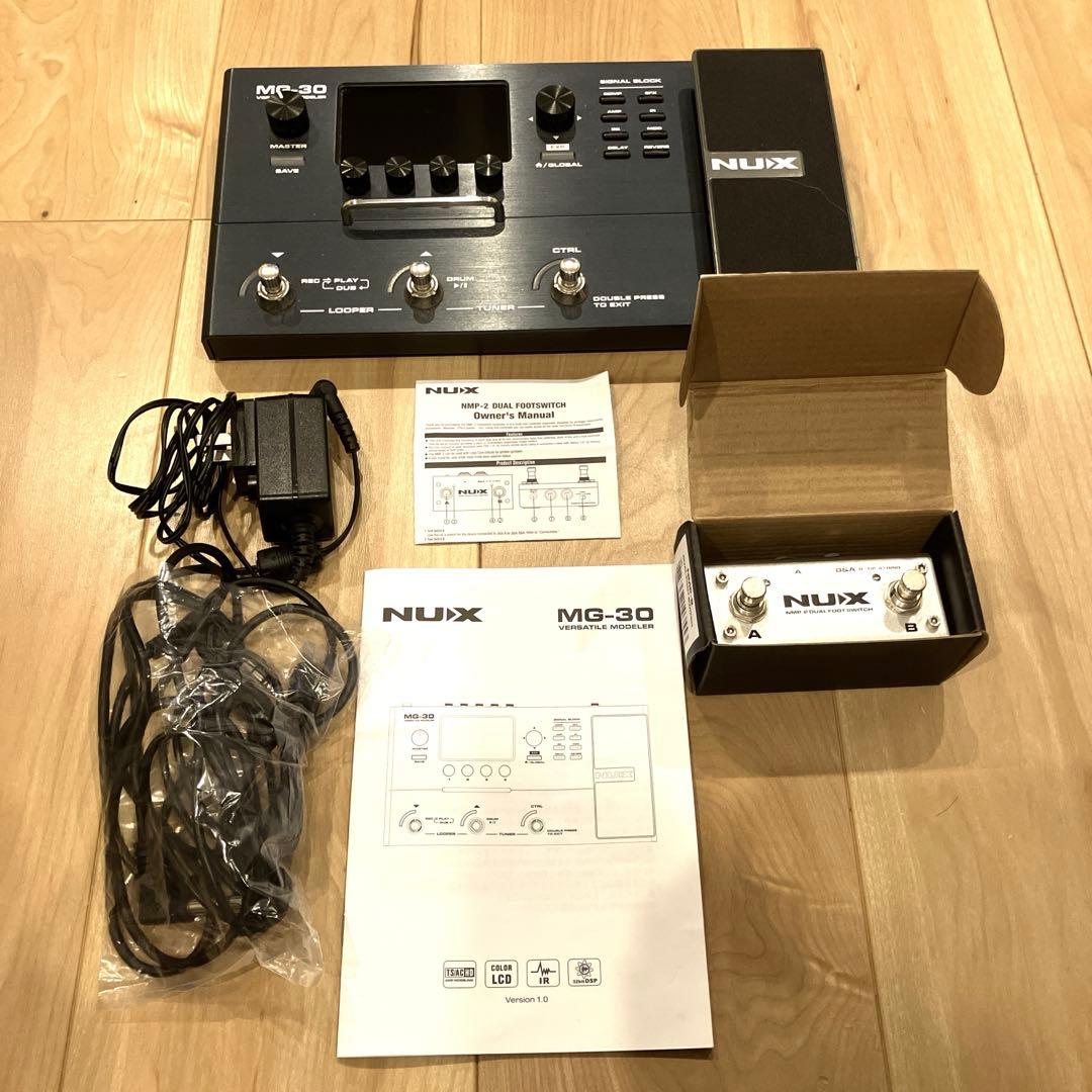 【美品】NUX MG-30 ギターエフェクター　早い者勝ち　送料無料
