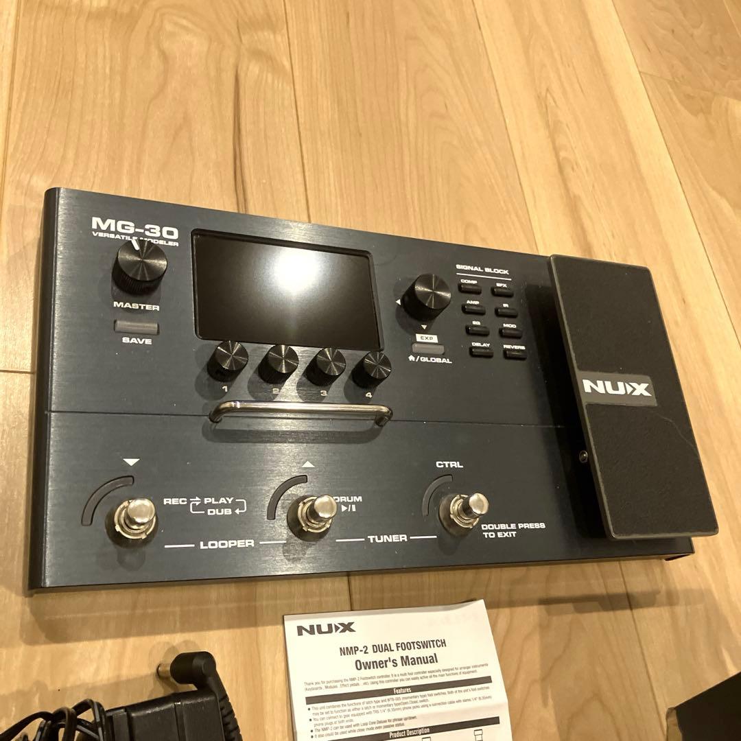 【美品】NUX MG-30 ギターエフェクター　早い者勝ち　送料無料