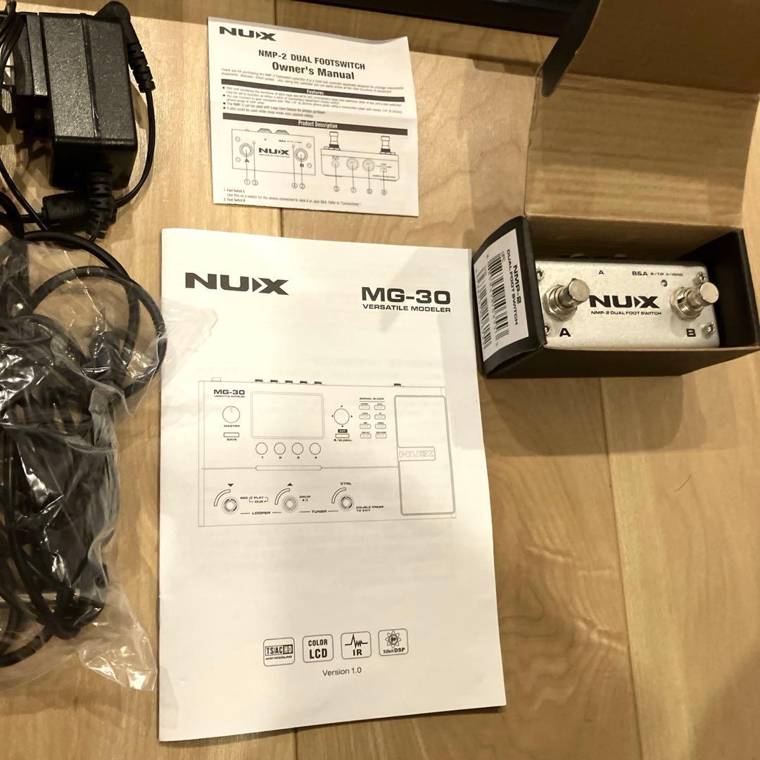 【美品】NUX MG-30 ギターエフェクター　早い者勝ち　送料無料